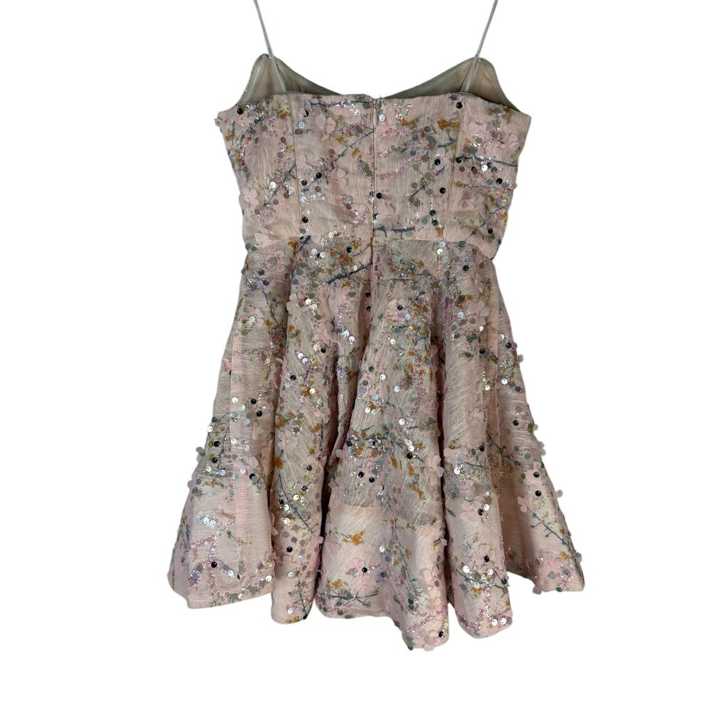 ELLIATT Regina Strapless Mini Dress Sequin Embellished Formal Party Cocktail S - Picture 8 of 11